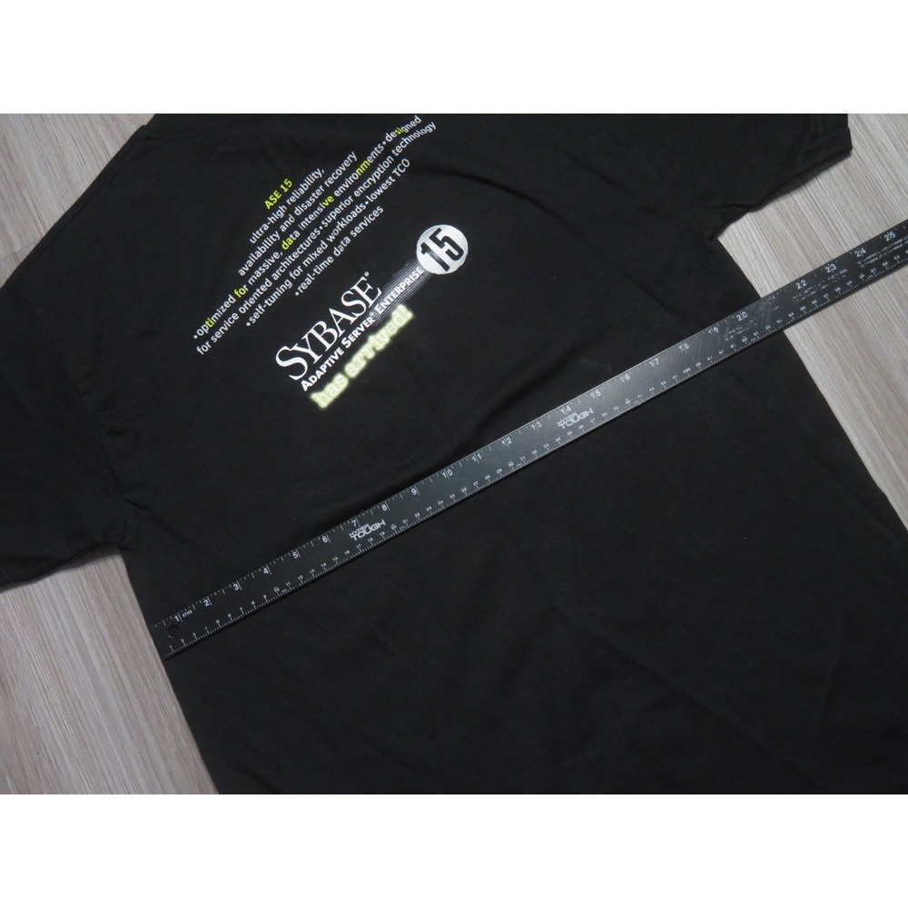 Vintage Sybase Area 15 Technology Promo Shirt Size Large Men Server - Picture 4 of 5